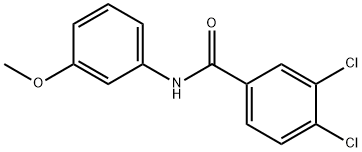 3,4-dichloro-N-(3-methoxyphenyl)benzamide Struktur