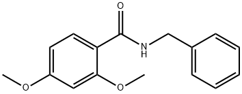 N-benzyl-2,4-dimethoxybenzamide Struktur