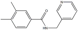 3,4-dimethyl-N-(3-pyridinylmethyl)benzamide Struktur