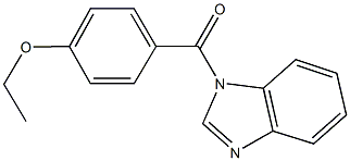 1-(4-ethoxybenzoyl)-1H-benzimidazole Struktur