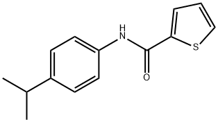 N-(4-isopropylphenyl)-2-thiophenecarboxamide Struktur