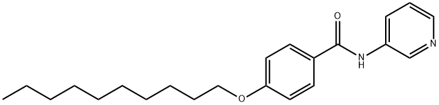 4-(decyloxy)-N-pyridin-3-ylbenzamide Struktur