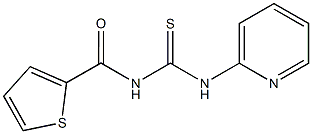 N-pyridin-2-yl-N'-(thien-2-ylcarbonyl)thiourea Struktur