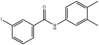 N-(3,4-dimethylphenyl)-3-iodobenzamide Struktur