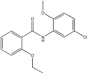 N-(5-chloro-2-methoxyphenyl)-2-ethoxybenzamide Struktur