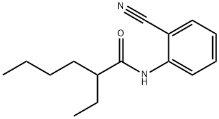 N-(2-cyanophenyl)-2-ethylhexanamide Struktur