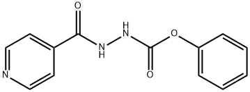 phenyl 2-isonicotinoylhydrazinecarboxylate Struktur