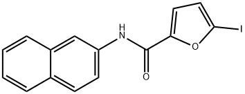 5-iodo-N-(2-naphthyl)-2-furamide Struktur