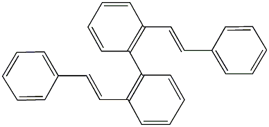 2,2'-bis(2-phenylvinyl)-1,1'-biphenyl Struktur