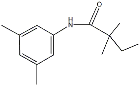 N-(3,5-dimethylphenyl)-2,2-dimethylbutanamide Struktur