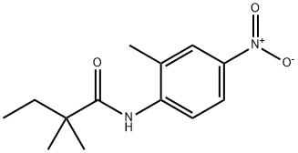 N-{4-nitro-2-methylphenyl}-2,2-dimethylbutanamide Struktur