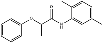 N-(2,5-dimethylphenyl)-2-phenoxypropanamide Struktur