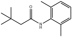 N-(2,6-dimethylphenyl)-3,3-dimethylbutanamide Struktur