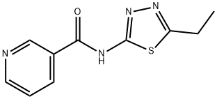 N-(5-ethyl-1,3,4-thiadiazol-2-yl)nicotinamide Struktur