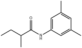 N-(3,5-dimethylphenyl)-2-methylbutanamide Struktur