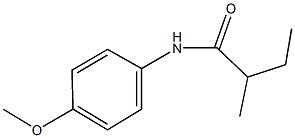 N-(4-methoxyphenyl)-2-methylbutanamide Struktur