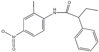 N-{4-nitro-2-methylphenyl}-2-phenylbutanamide Struktur