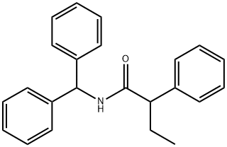 N-benzhydryl-2-phenylbutanamide Struktur