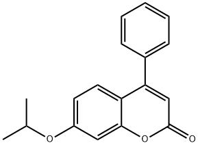 7-isopropoxy-4-phenyl-2H-chromen-2-one Struktur