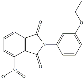 2-(3-ethoxyphenyl)-4-nitro-1H-isoindole-1,3(2H)-dione Struktur