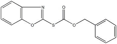 S-(1,3-benzoxazol-2-yl) O-benzyl thiocarbonate Struktur