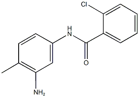 N-(3-amino-4-methylphenyl)-2-chlorobenzamide Struktur