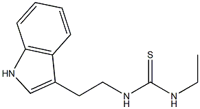 N-ethyl-N'-[2-(1H-indol-3-yl)ethyl]thiourea Struktur