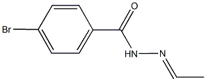 4-bromo-N'-ethylidenebenzohydrazide Struktur