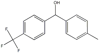 (4-methylphenyl)[4-(trifluoromethyl)phenyl]methanol Struktur