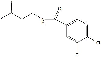 3,4-dichloro-N-isopentylbenzamide Struktur