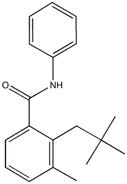 3-methyl-2-neopentyl-N-phenylbenzamide Struktur