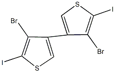 4,4'-bis[3-bromo-2-iodothiophene] Struktur