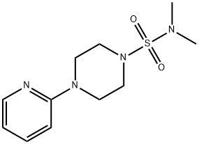 N,N-dimethyl-4-(2-pyridinyl)-1-piperazinesulfonamide Struktur