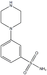 3-(1-piperazinyl)benzenesulfonamide Struktur