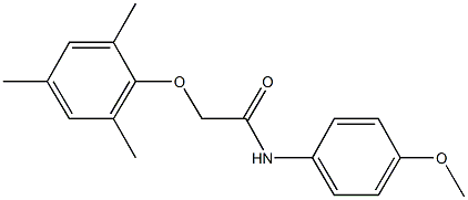 2-(mesityloxy)-N-(4-methoxyphenyl)acetamide Struktur