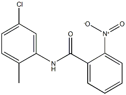 N-(5-chloro-2-methylphenyl)-2-nitrobenzamide Struktur