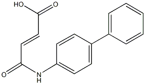 4-([1,1'-biphenyl]-4-ylamino)-4-oxo-2-butenoic acid Struktur