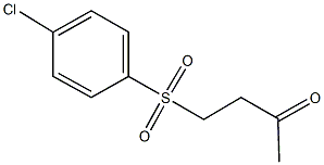 4-[(4-chlorophenyl)sulfonyl]-2-butanone Struktur