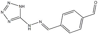 terephthalaldehyde 1-(1H-tetraazol-5-ylhydrazone) Struktur