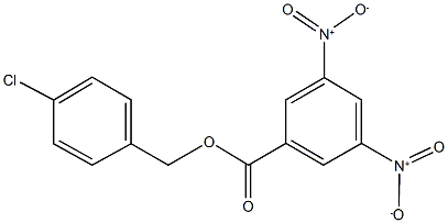 4-chlorobenzyl 3,5-bisnitrobenzoate Struktur