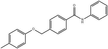 4-[(4-methylphenoxy)methyl]-N-phenylbenzamide Struktur