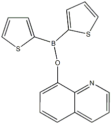 8-quinolinyl di(2-thienyl)borinate Struktur