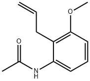 N-(2-allyl-3-methoxyphenyl)acetamide Struktur