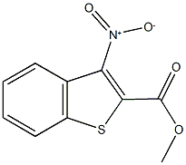 methyl 3-nitro-1-benzothiophene-2-carboxylate Struktur