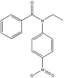 N-ethyl-N-{4-nitrophenyl}benzamide Struktur