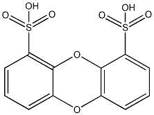 1,9-oxanthrenedisulfonic acid Struktur