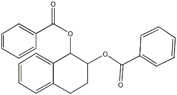 2-(benzoyloxy)-1,2,3,4-tetrahydro-1-naphthalenyl benzoate Struktur