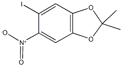 5-iodo-2,2-dimethyl-6-nitro-1,3-benzodioxole Struktur