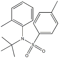 N-(tert-butyl)-4-methyl-N-(2-methylphenyl)benzenesulfonamide Struktur