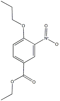 ethyl 3-nitro-4-propoxybenzoate Struktur